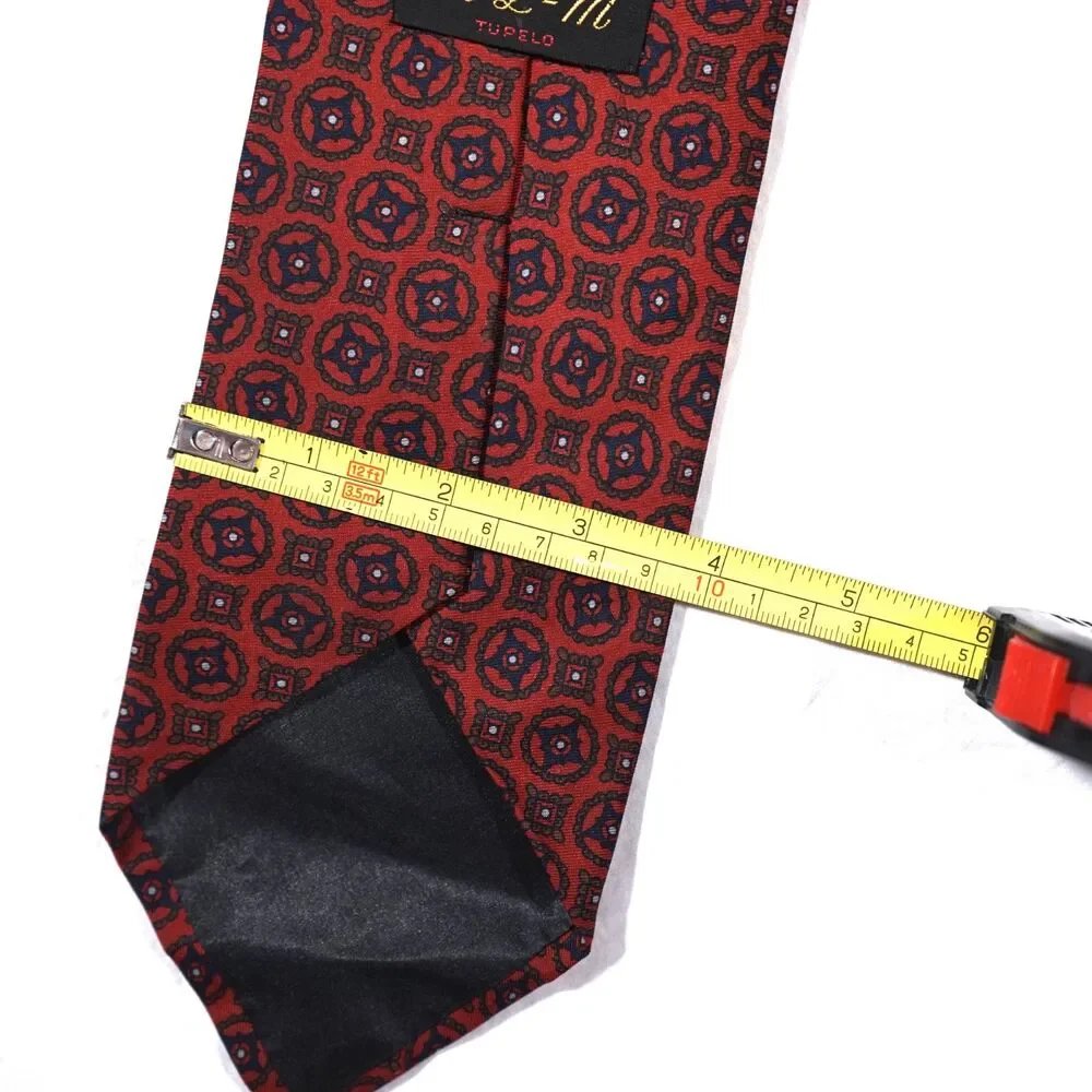 Robert Talbott Tie Hand Sewn Finest Silk Handblock Printed England